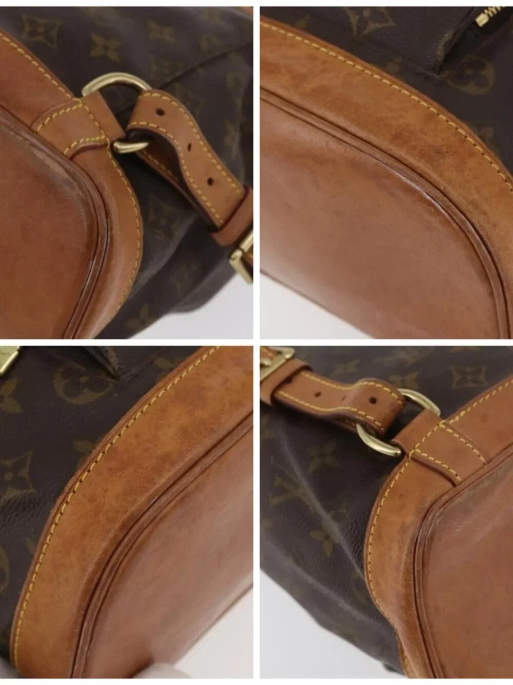 LOUIS VUITTON Monogram Montsouris MM Backpack M51136 LV Auth ka4016A
